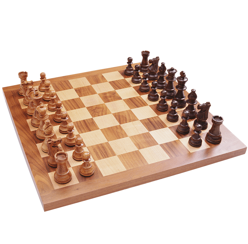 Brown Chess Board.